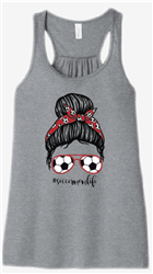 Soccer Mom Life Flowy Tank